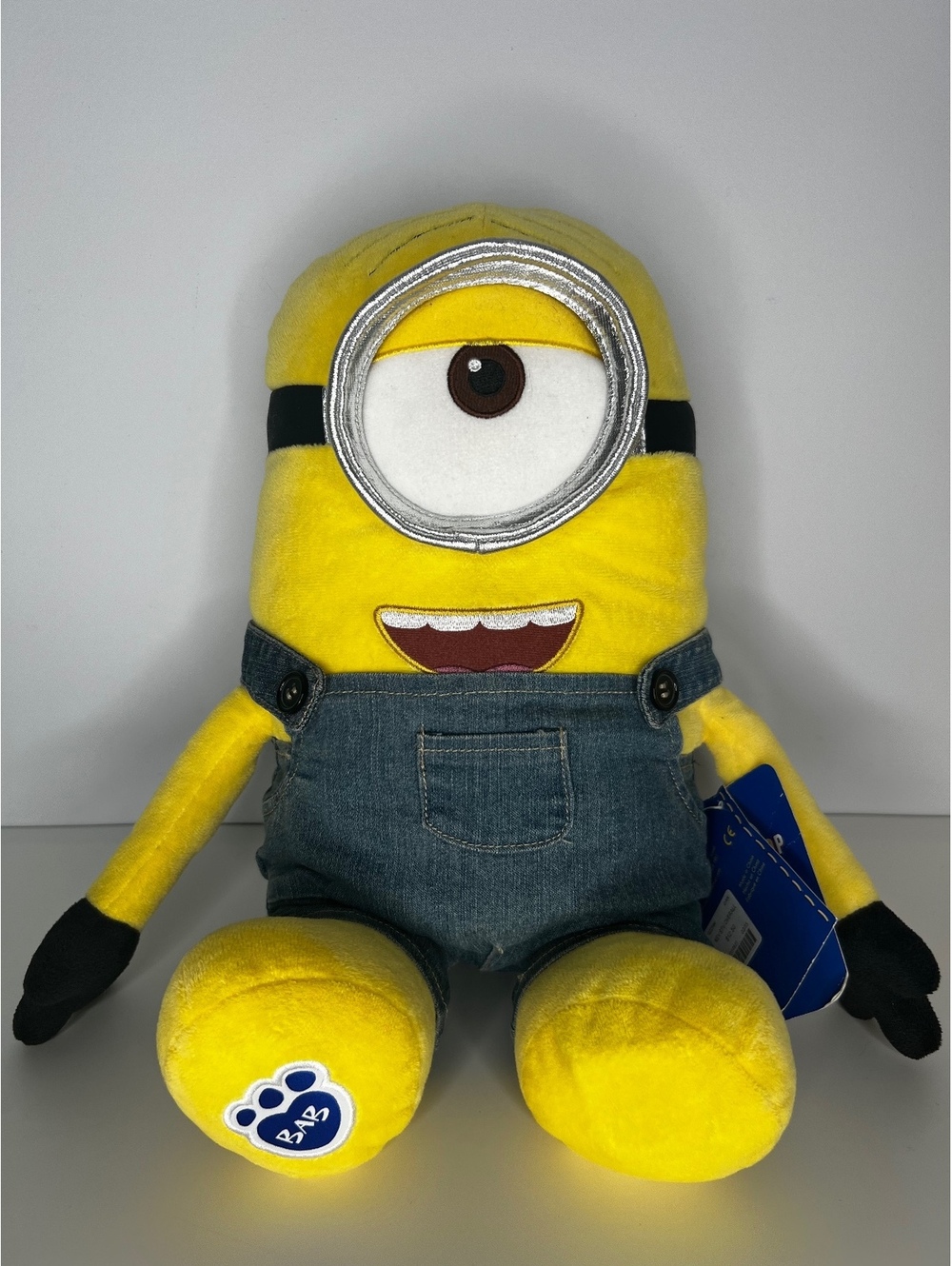 Build-A-Bear Minions Stuart Plush 15” Despicable Me Movie NWT BAB